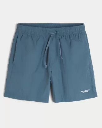Above-the-Knee Nylon Track Shorts