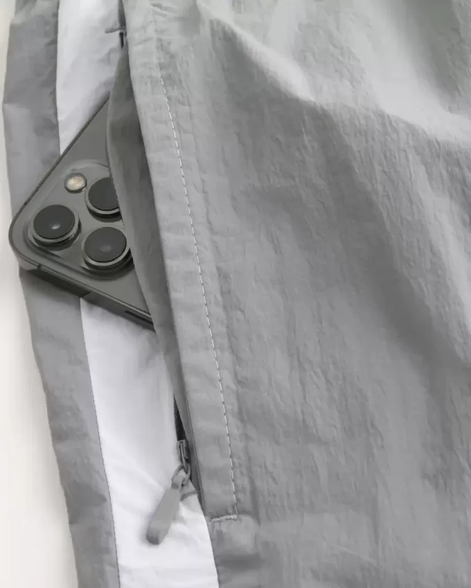 Above-the-Knee Nylon Track Shorts Above-the-Knee Nylon Track Shorts