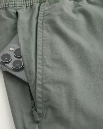 Above-the-Knee Twill Pull-On Shorts