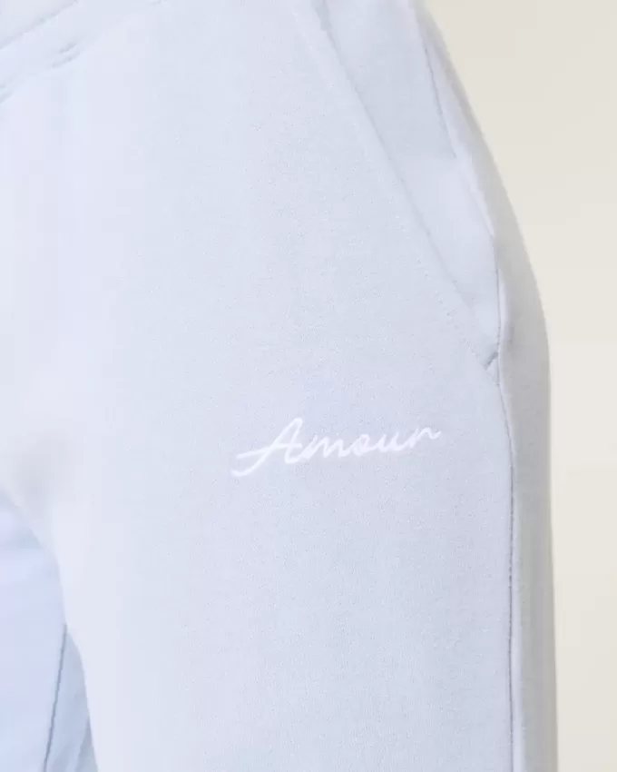 Amour Graphic Straight Sweatpants Amour Graphic Straight Sweatpants