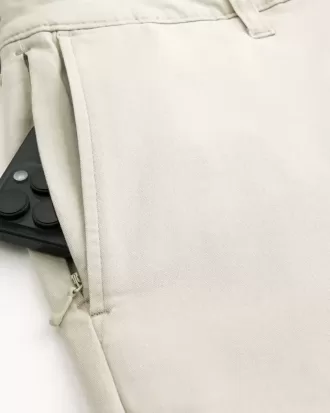 At-the-Knee Twill Shorts