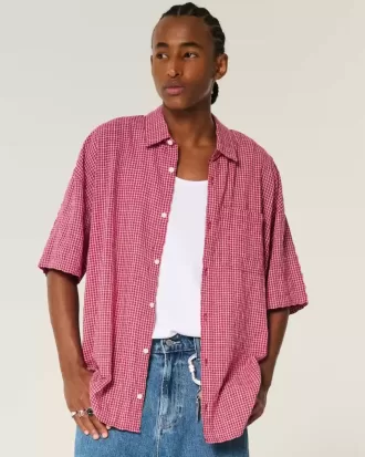 baggy short sleeve shirt 2 3 330x413 - Baggy Short-Sleeve Shirt