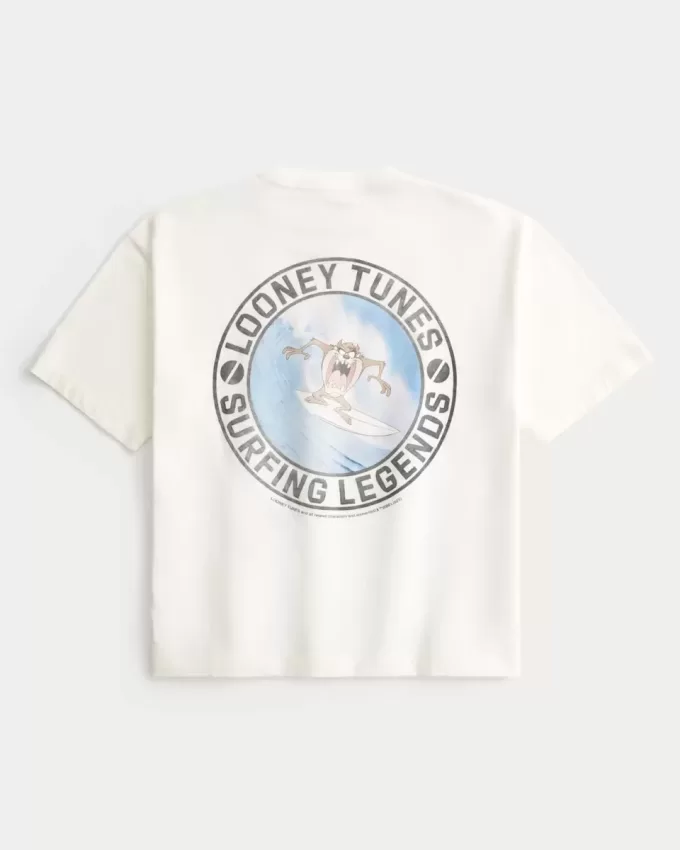 Boxy Crop Looney Tunes Taz Graphic Tee