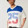 Boxy Crop Number Graphic Jersey