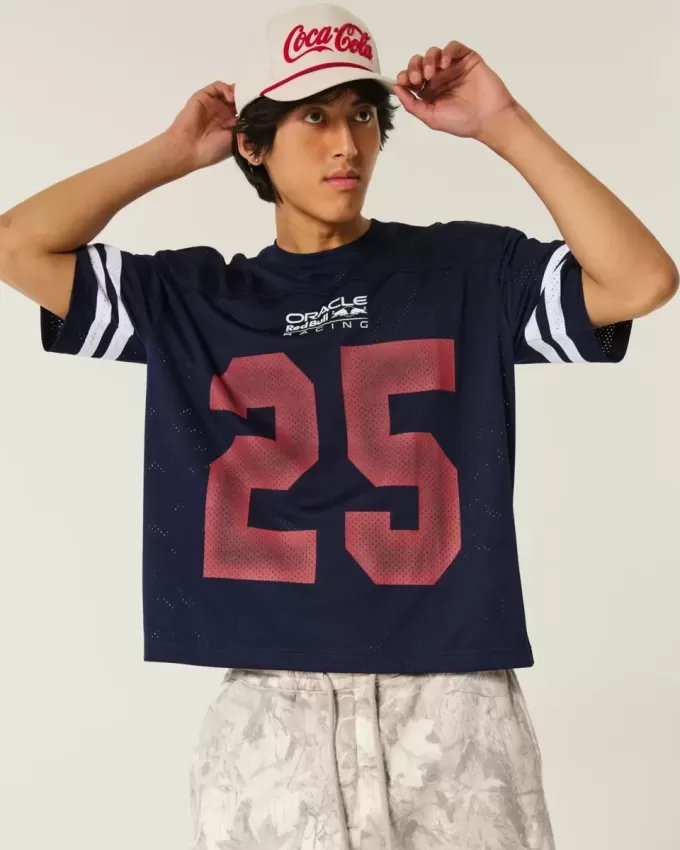 Boxy Crop Oracle Red Bull Racing Graphic Jersey