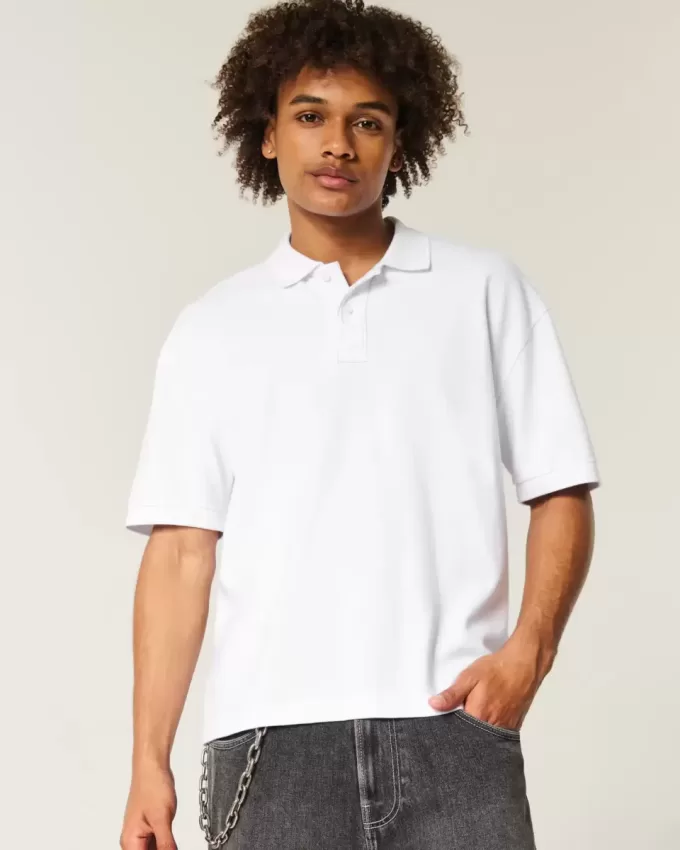 Boxy Crop Polo