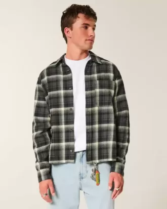 Boxy Flannel Shirt