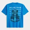 Boxy Heavyweight BWT Alpine F1 Team Graphic Tee