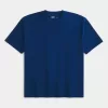 Boxy Heavyweight Cotton Crew T-Shirt
