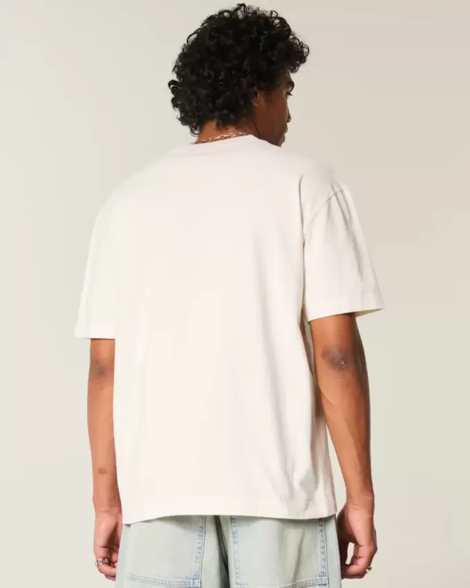 Boxy Heavyweight Croatia Graphic Tee