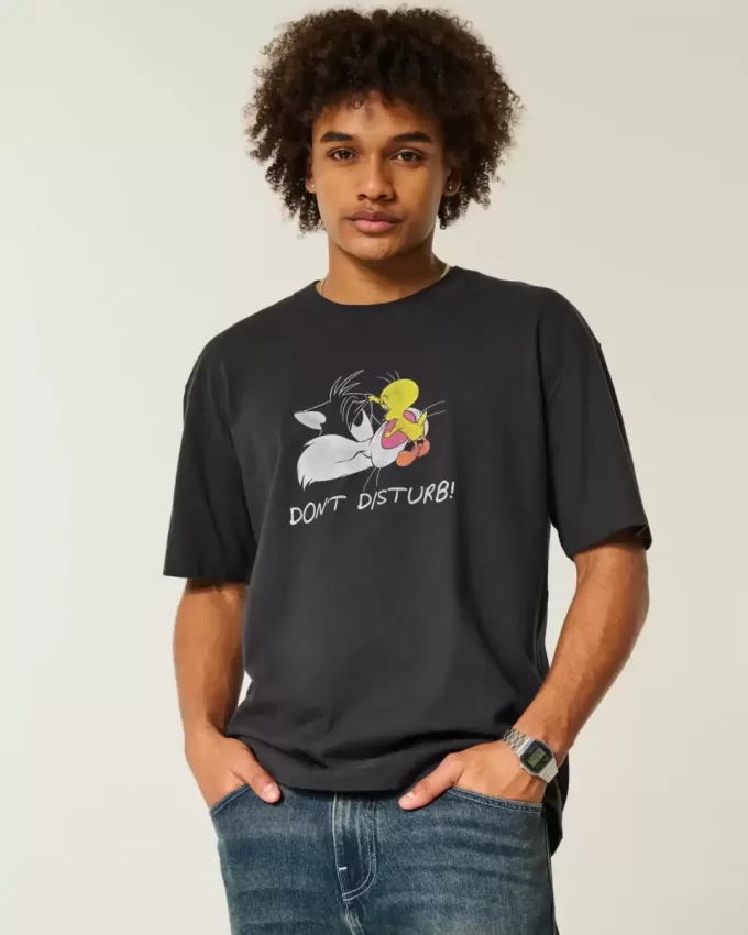 Boxy Heavyweight Looney Tunes Graphic Tee