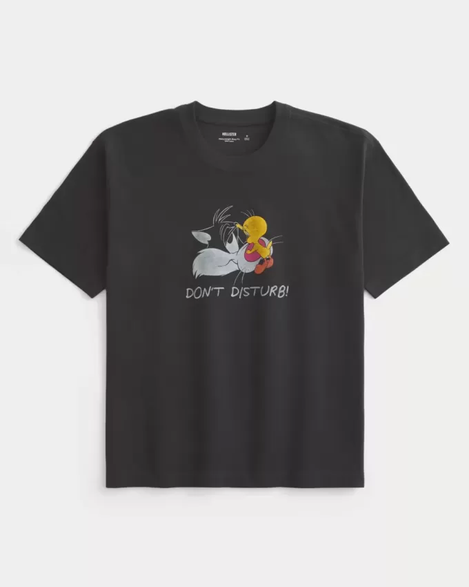 Boxy Heavyweight Looney Tunes Graphic Tee