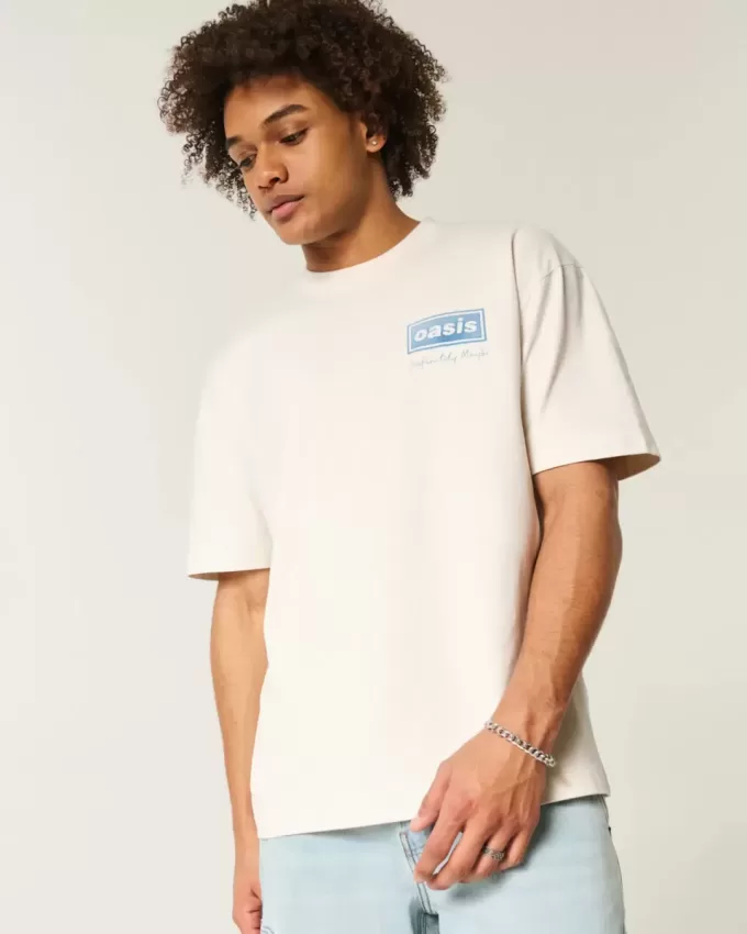 Boxy Heavyweight Oasis Graphic Tee