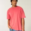 Boxy Heavyweight Washed Cotton Crew T-Shirt Boxy Heavyweight Washed Cotton Crew T-Shirt