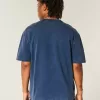 Boxy Heavyweight Washed Cotton Crew T-Shirt Boxy Heavyweight Washed Cotton Crew T-Shirt
