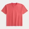Boxy Heavyweight Washed Cotton Crew T-Shirt Boxy Heavyweight Washed Cotton Crew T-Shirt