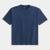 Boxy Heavyweight Washed Cotton Crew T-Shirt Boxy Heavyweight Washed Cotton Crew T-Shirt