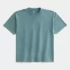 Boxy Heavyweight Washed Crew T-Shirt