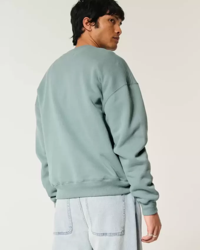 Boxy LA Finals Tennis Graphic Crew Sweatshirt Boxy LA Finals Tennis Graphic Crew Sweatshirt