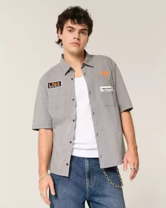 Boxy McLaren Graphic Workwear Shirt
