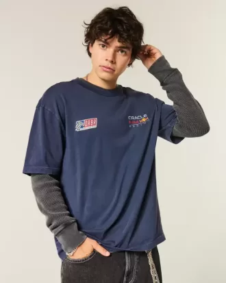 Boxy Oracle Red Bull Racing Graphic Tee