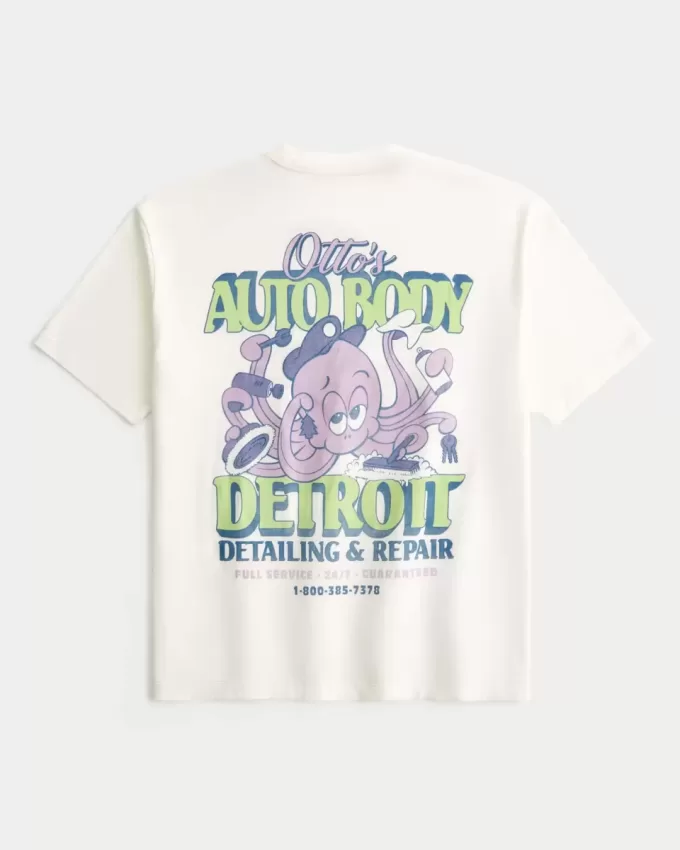 Boxy Otto’s Auto Body Graphic Tee
