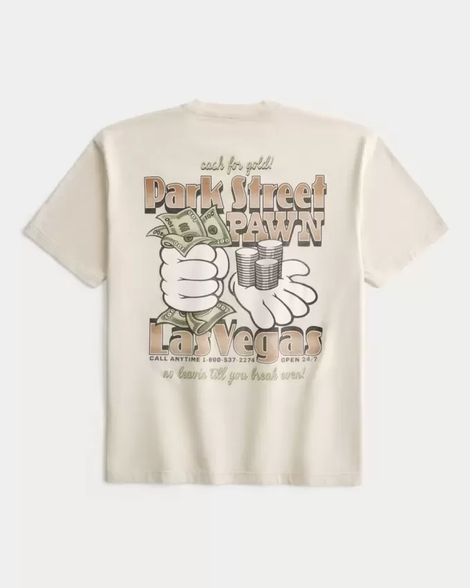 Boxy Park Street Pawn Graphic Tee