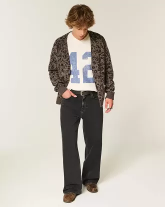 Boxy Pattern Cardigan