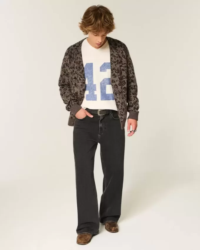 Boxy Pattern Cardigan