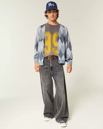 Boxy Pattern Cardigan