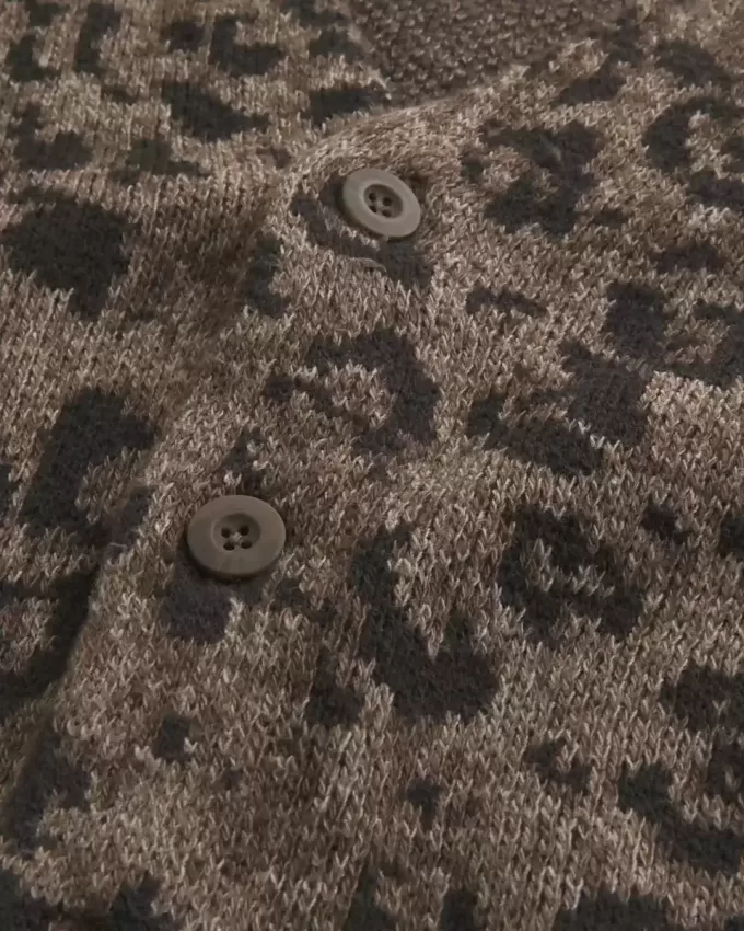 Boxy Pattern Cardigan