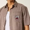 Boxy Short-Sleeve Playing Card Graphic Shirt
