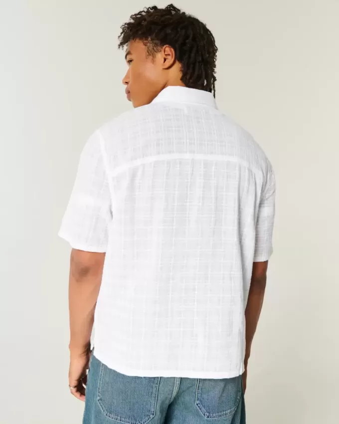 Boxy Short-Sleeve Shirt