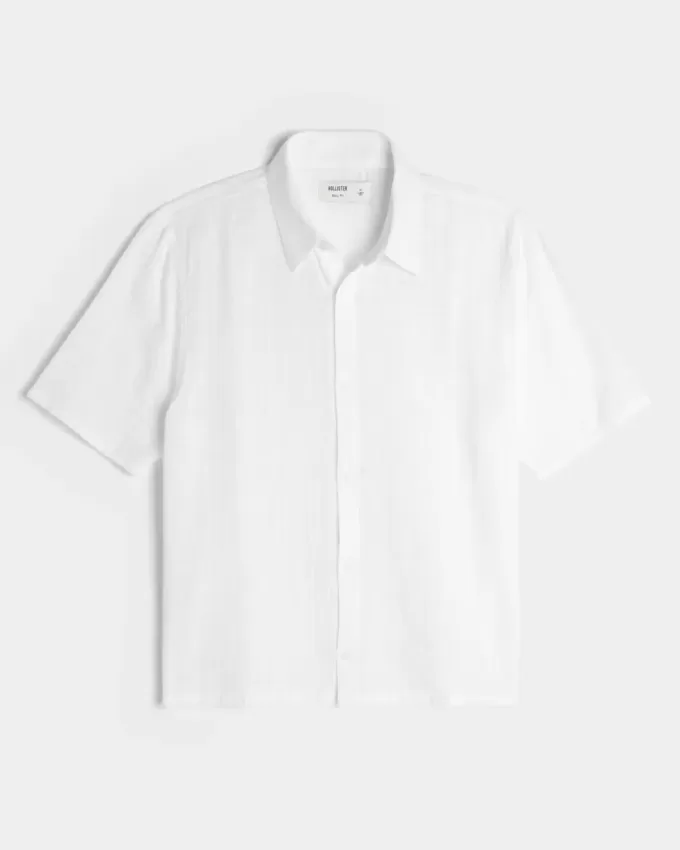 Boxy Short-Sleeve Shirt