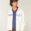 Boxy Volkswagen Racing Graphic Zip-Up Hoodie