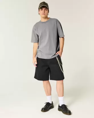 Boxy Washed Heavyweight Crew T-Shirt Boxy Washed Heavyweight Crew T-Shirt