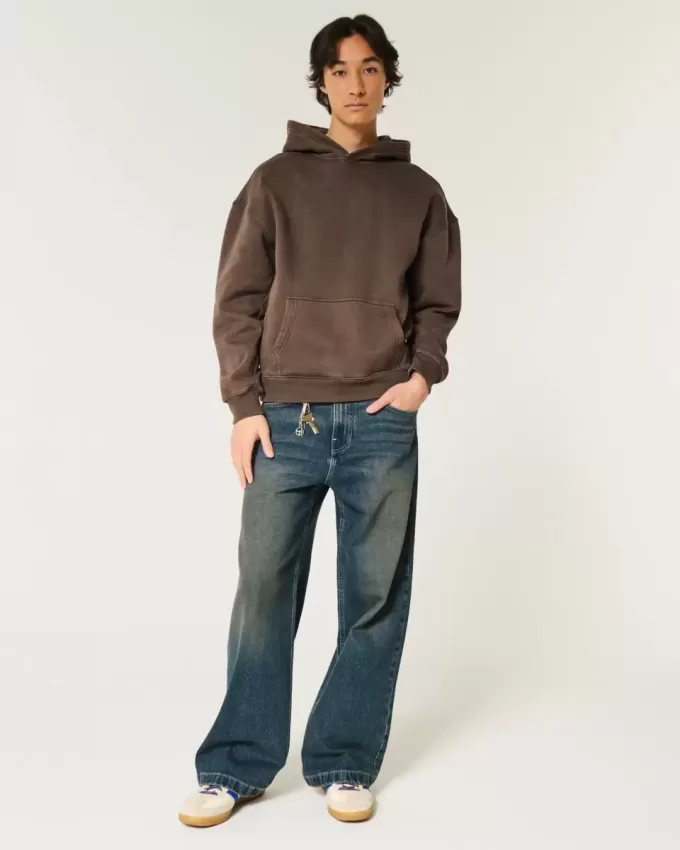 Boxy Washed Hoodie