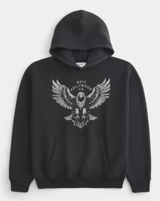 Boxy West Hollywood Graphic Hoodie