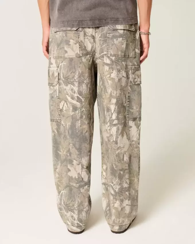 Camo Skater Baggy Cargo Pants