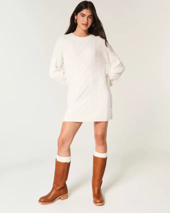 Cozy Cable-Knit Sweater Dress Cozy Cable-Knit Sweater Dress