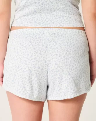 Cozy Pointelle Bow Shortie