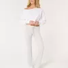 Cozy Ribbed Flare Pants