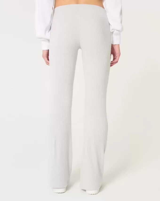 Cozy Ribbed Flare Pants