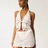 Crochet-Style Pull-On Cover Up Skirt Crochet-Style Pull-On Cover Up Skirt