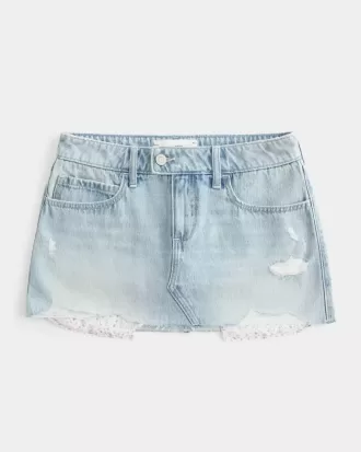 Denim Mini Skort