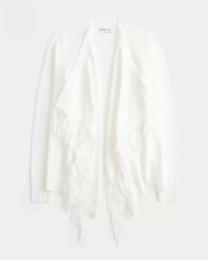 Easy Fringe No-Close Cardigan