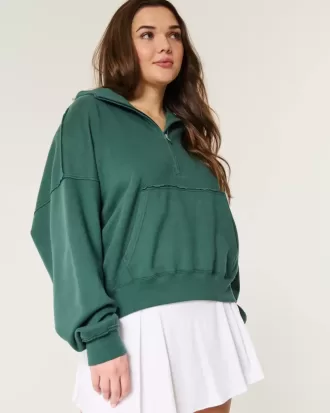 Easy Half-Zip Hoodie