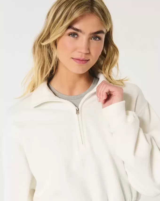 Easy Mini Half-Zip Sweatshirt
