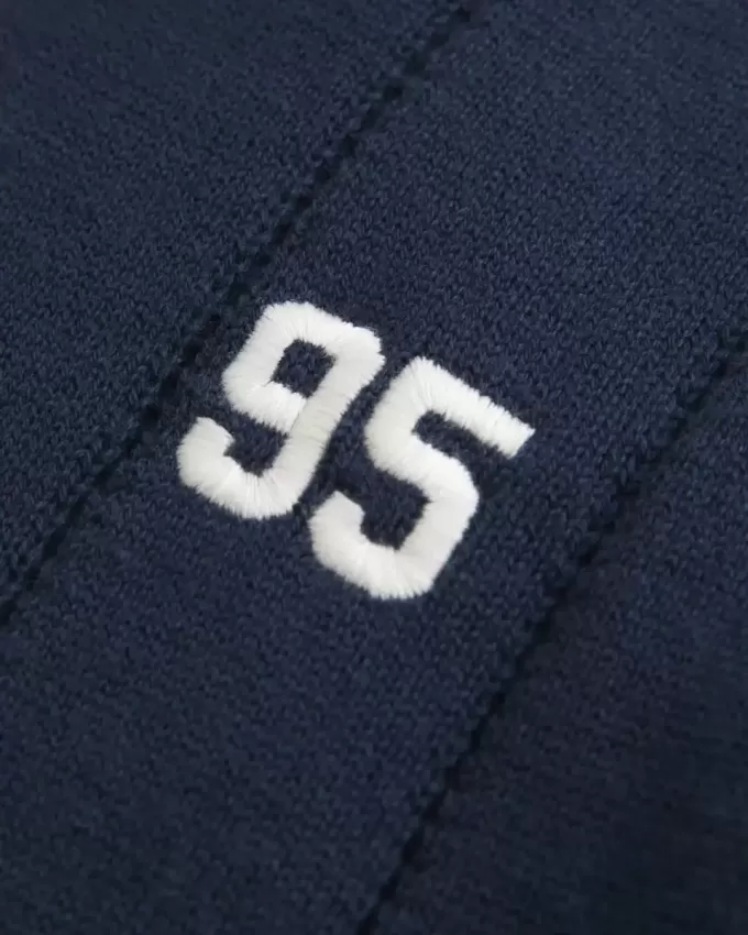 Easy Number Graphic Sweater Polo