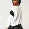 Easy Off-the-Shoulder Miami Graphic Sweatshirt